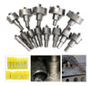 13pcs 16mm - 53mm Acero Inoxidable Carburo Punta Lámina Alea 0
