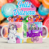 Diseños Plantillas Tazas Semana De La Dulzura Sublimación 6