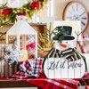 Decoraciones Para Navidad Interior Muñeco Nieve Madera 3 Decoraciones Para Navidad Interior Muñeco Nieve Madera 3