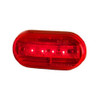 Faro Electronico Bivoltaje Oval Chico 4 Leds Rojo 0
