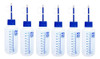 Kit 6 Pissetas Polipropileno 250ml, Bico Reto, Nalgon 0