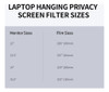 Filtro De Privacidade De Tela Anti-uv De 13,3 Polegadas Para 2