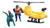 Set Dino Word Figura Dinosaurio Helicóptero Y Accesorios 2