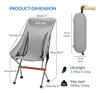~? Shallwe Silla De Camping Plegable De Respaldo Alto Ultral 4