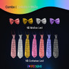 Combo Cotillon Luminoso Led Moño Corbata Carioca Fiesta X30 2 Combo Cotillon Luminoso Led Moño Corbata Carioca Fiesta X30 2