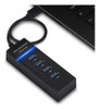 Hub Usb 3 0 4 Portas Entradas 9 Pinos Extensor Slim Hi Speed 0
