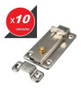 Pasador Cerrojo De Arrimar Acero Inoxidable S/llave 10 Unid. 1
