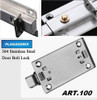 Pasador Cerrojo De Arrimar Acero Inoxidable S/llave 10 Unid. 4