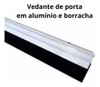 Rodo Veda Porta Protetor De Alumínio C/borracha 80 Cm 5