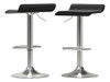 Set X2 Butaca Taburete Tapizado Regulable Para Barra Bar 0