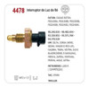 Interruptor Luz De Re Cebolinha Gm Corsa/celta 3rho - 4478 2