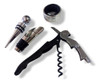Set Accesorios Vino 4 Piezas Sacacorchos En Caja Regalo Tapa 1
