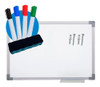 Lousa Quadro Branco Mold Alumino 100x70 Tripé Apag Marcador 1