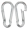 Kit 25 Mosquetão 10x100mm Aço Galvanizado C/ Trava Beltools 4
