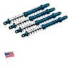 Amortiguadores Aluminio 120mm 4pcs Set Para Axial 1/10 Rc Sc 0