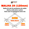 Redinha Pronta 25mt Fio Malha 24cm (120mm) F. 50 Alt. 11,52m 2