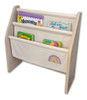 Revistero Biblioteca Montessori Madera Y Tela  Arco Iris 0