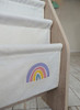 Revistero Biblioteca Montessori Madera Y Tela  Arco Iris 5