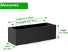 Elly Décor 24 X 8 Pulgadas Maceta Rectangular De Plástico Co 1