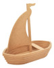 Barco Barquinho A Vela De Madeira Decorativo 2