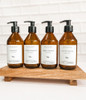 Set Dispenser Vidrio Shampoo-acondiciona-jabon Liq-gel Ducha 5 Set Dispenser Vidrio Shampoo-acondiciona-jabon Liq-gel Ducha 5