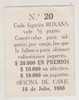 1934 Aves Uruguay Chaja Figurita De Album America Roxana 1