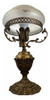 Lámpara Antigua En Bronce Macizo. 4