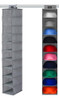 Organizador De Gorras Vaesida Con 10 Estantes - Gris 0