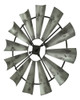Importaciones Especiales Reloj Estilo Molino De Viento Rust 0