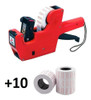 Maquina Etiquetadora Roja Poner Precios + 10 Rollos Etiqueta 4