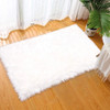 Alfombra Peluda Rectangular, Varios Colores 1