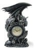 Reloj Con Base Para Mesa O Chimenea. Diseño: Dragón Gótico 2