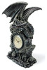 Reloj Con Base Para Mesa O Chimenea. Diseño: Dragón Gótico 3