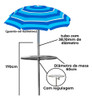Mesa Inox Piscinas Para Piscinas Regulagem 2