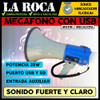 Megafono Moon Mega301u Usb Sd 25w Alcance 1,5km Sirena 2