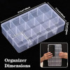 Sghuo Organizador Grande De Plástico Transparente 1