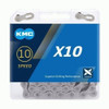 Cadena Bicicleta X10 X 116esl Gray Kmc 0