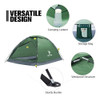 Camel Crown 2/3/4/5 Person Camping Dome Tent, Impermeable, E 3
