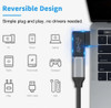 Adaptador Usb Tipo C Hembra A Usb Macho 90° 5