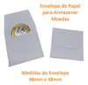 200 Envelopes Para Moedas Individuais 2