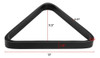 Suporte De Bolas De Sinuca De Madeira Maciça Rack Triangular 2