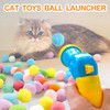 Lanzador De Juguetes Para Gatos Con 31 Pelotas De 3cm Divert 1