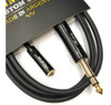 Western Cable Extensor Auricular 6 Mts Trs 1/4 |hembra 3.5mm 1