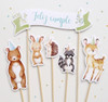 Toppers Cake Adorno Para Torta Animales Del Bosque 1
