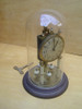 Reloj Antiguo Bronce C/cupula Aleman J.kaiser Funcionando 2