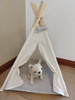 Aledeco.ok Carpa Tipi Cucha Mascotas Pequeñas + Almohadon 0