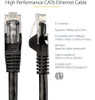 Startech Cat6 Cable De Ethernet 1 Ft Negro Cable De Conex 1
