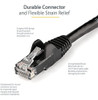 Startech Cat6 Cable De Ethernet 1 Ft Negro Cable De Conex 2