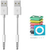 Cable Usb A 3.5mm, 2 Pack/blanco 1