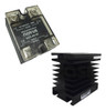 Rele De Estado Solido Novus 100a + Dissipador De Calor Novus 0